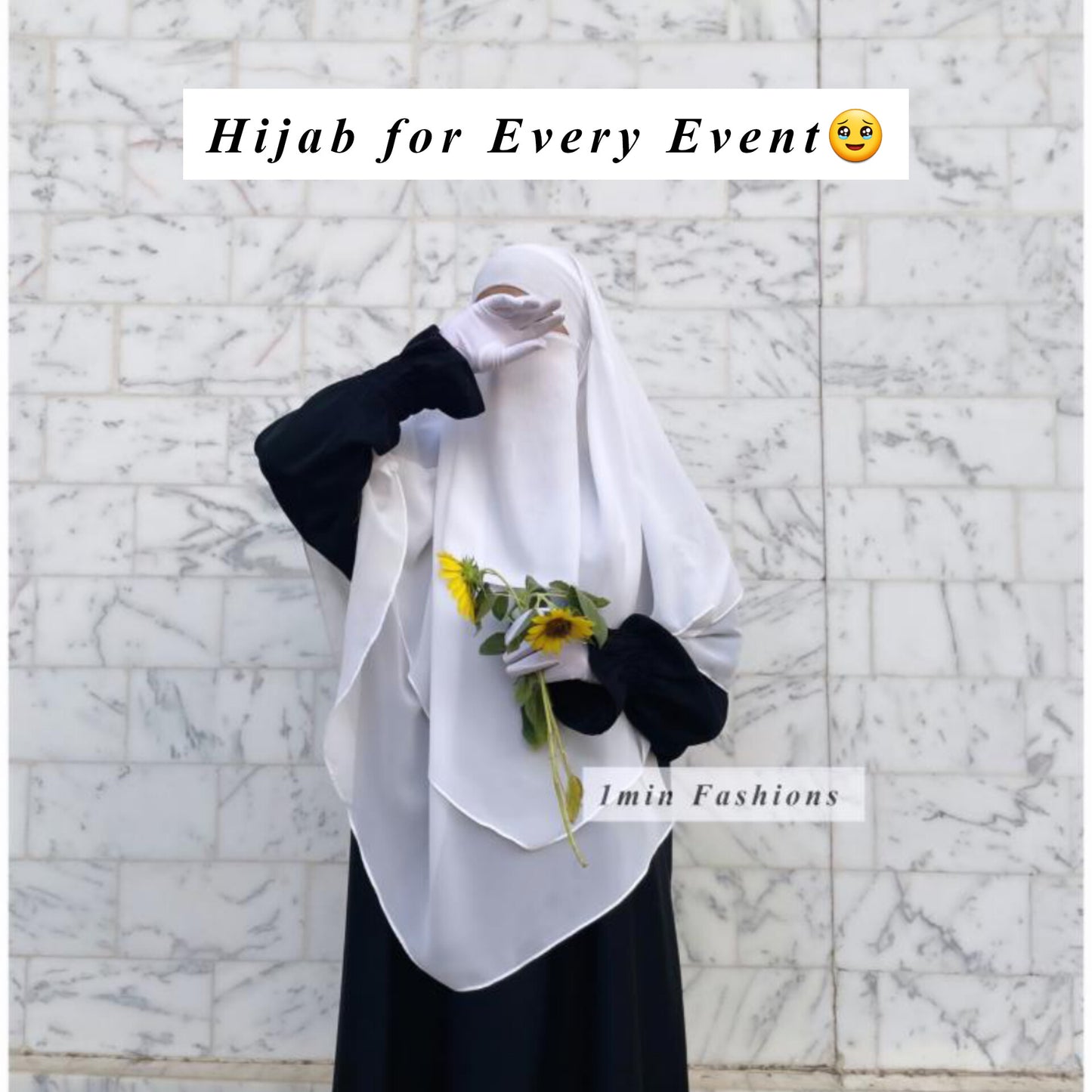Double Layer Khimar Hijab