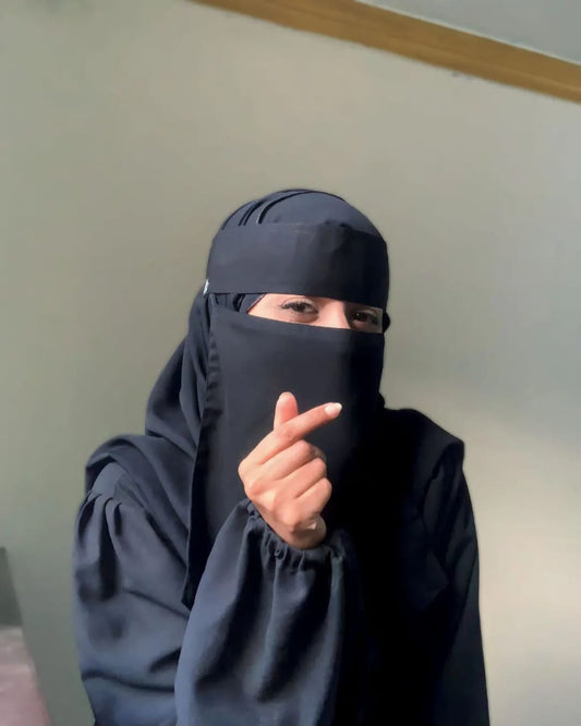 Hijab with Saudi Niqab