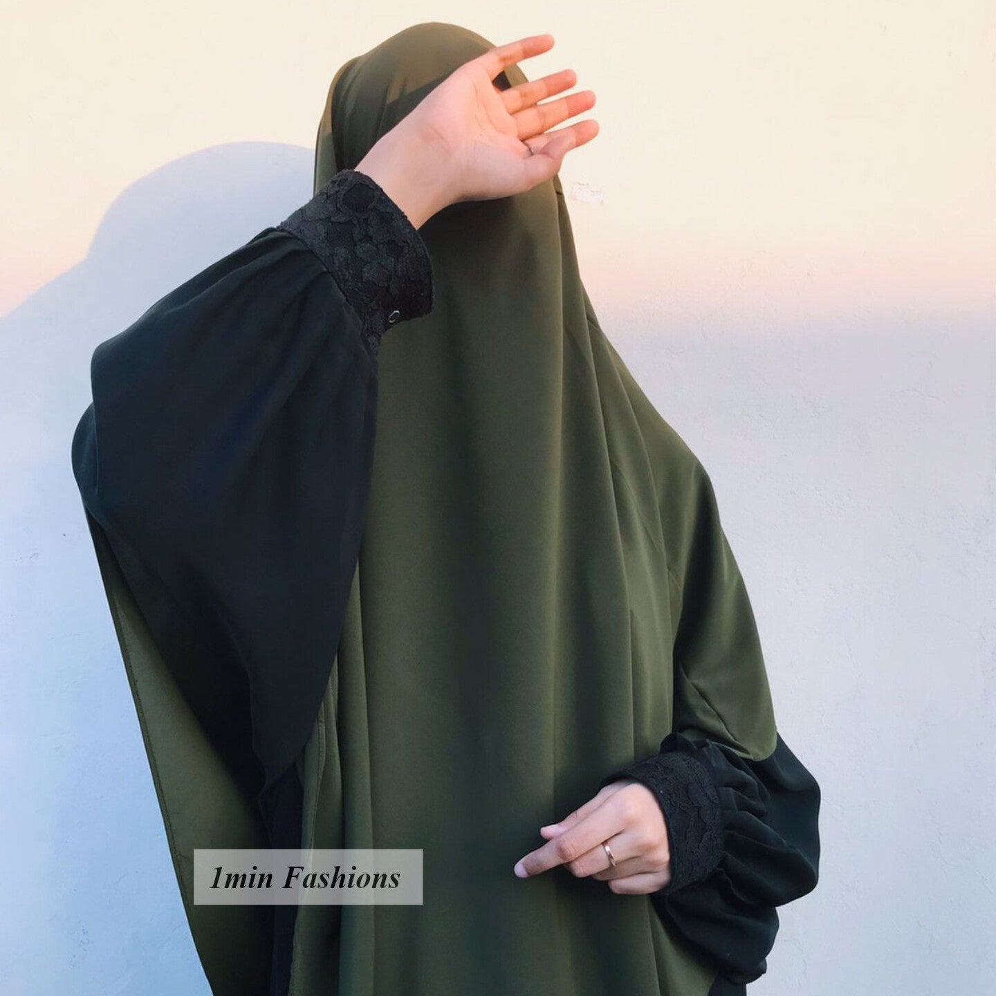 Pinless Hijab with Saudi Niqab