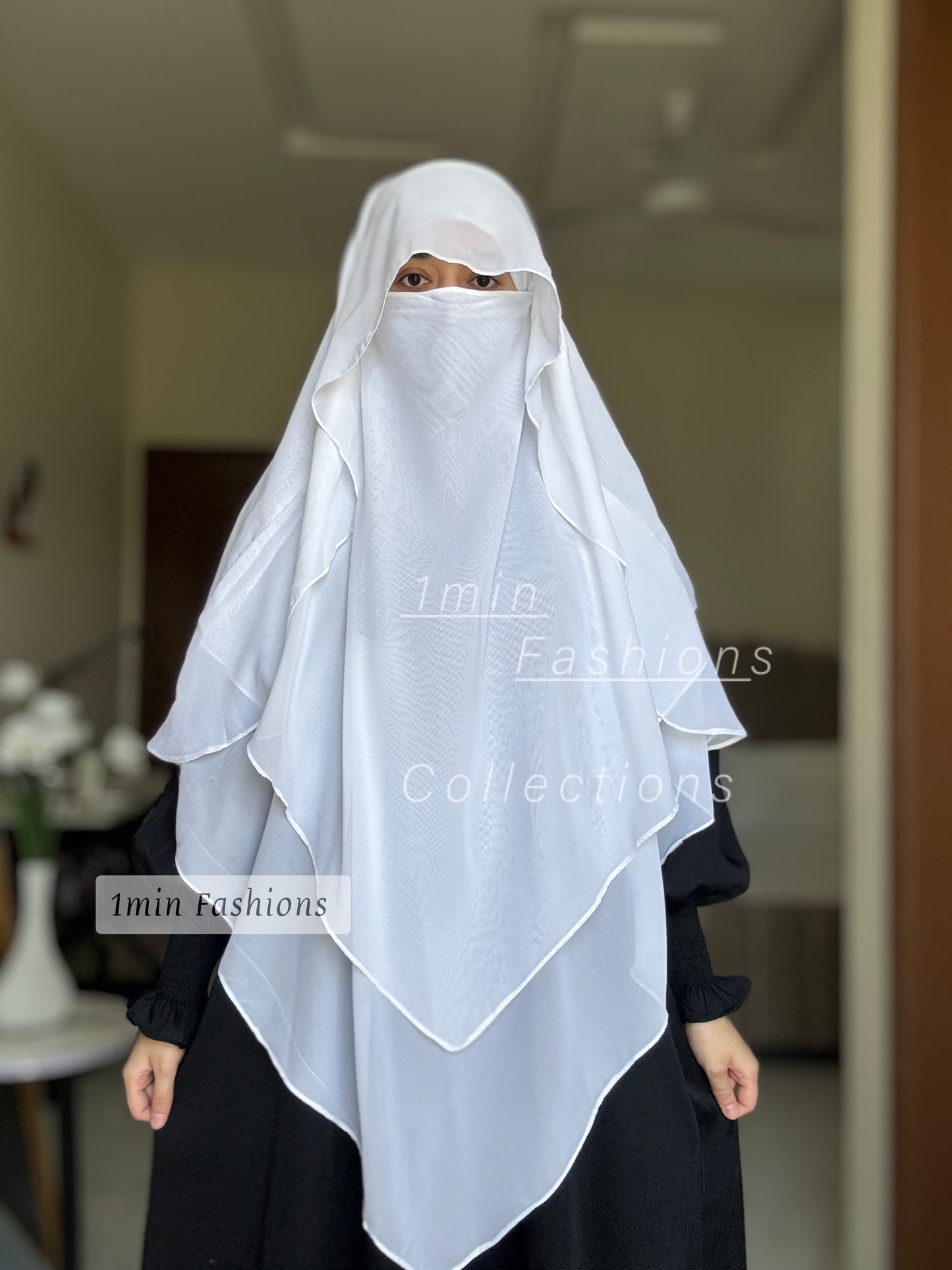 2 Layer Princess Hijab