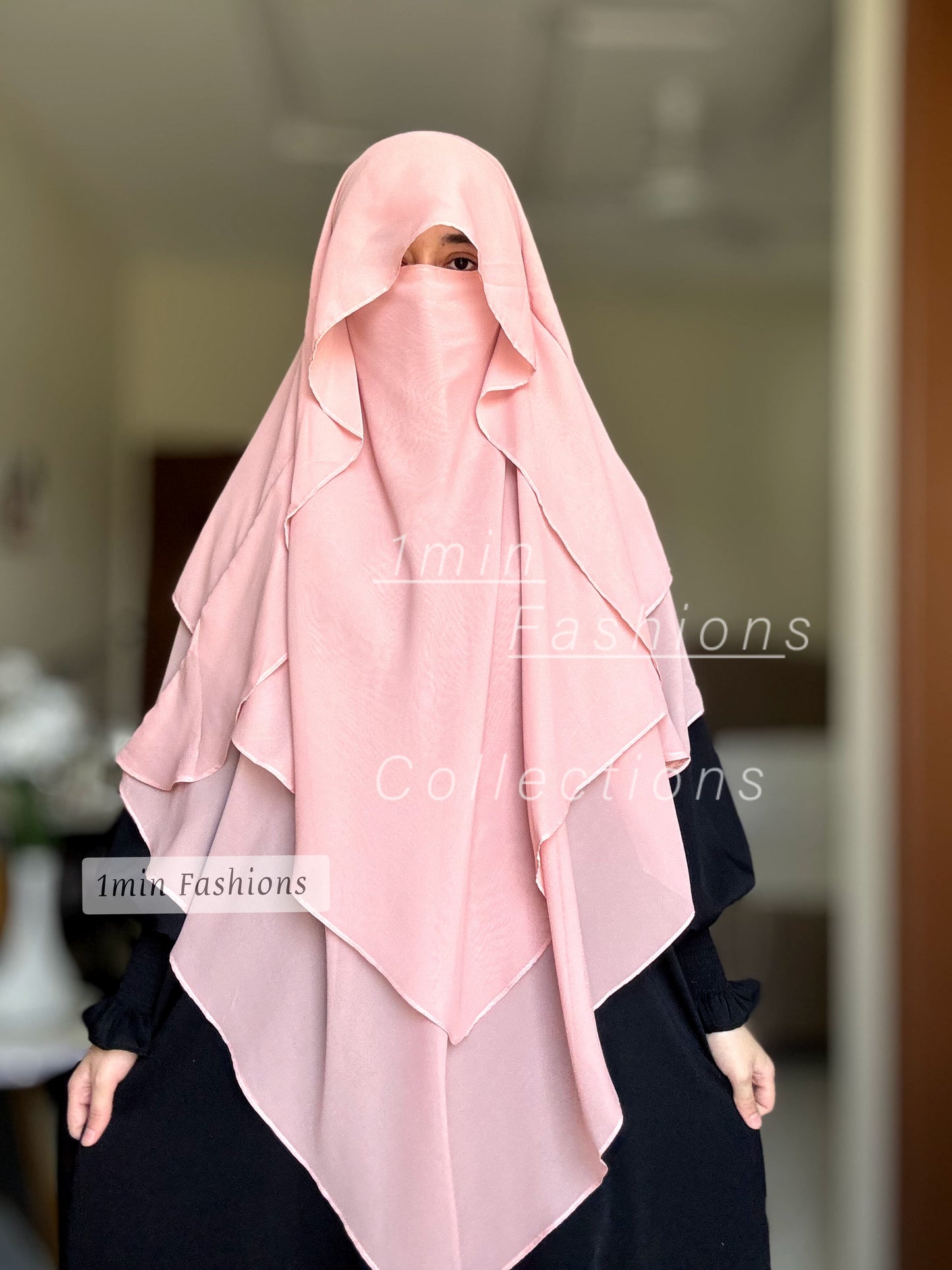 2 Layer Princess Hijab